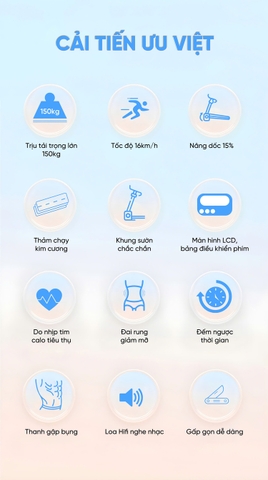 Máy chạy bộ Queen Crown QS592