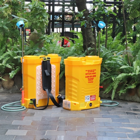 Máy phun thuốc trừ sâu, côn trùng điện MITSUKAISHO Li20-DP-pin Vàng Pin lithium 12V8Ah-SP