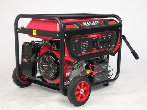 Máy phát điện chạy xăng Maxlock MS9500ES(Tay nâng đẩy và bánh xe)(7.5KW - Đề nổ)