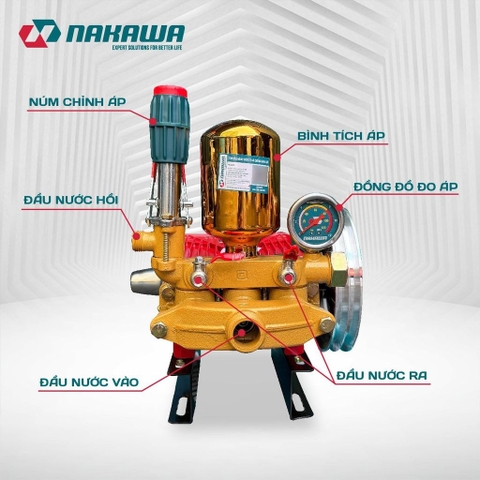 Đầu phun áp lực NAKAWA NK3055 (3.5 – 5.0HP)