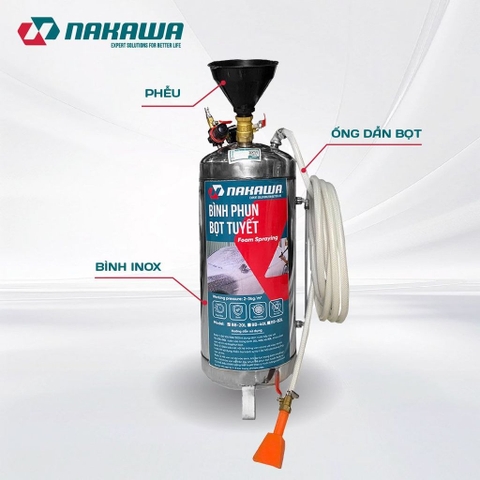 Bình phun bọt tuyết NAKAWA BB-20L