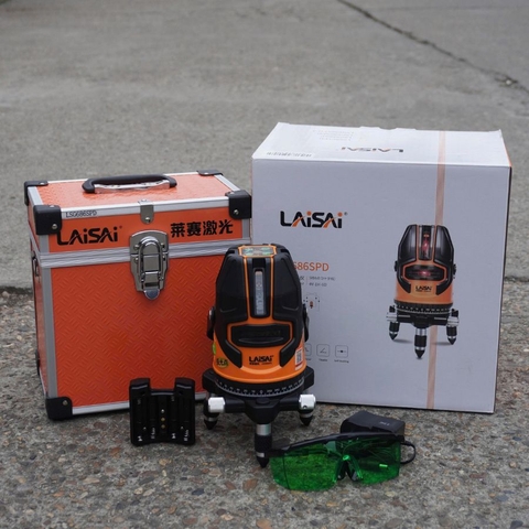 MÁY CÂN BẰNG LASER LAISAI LSG-686SPD CHÍNH HÃNG SIÊU SÁNG 5 TIA XANH