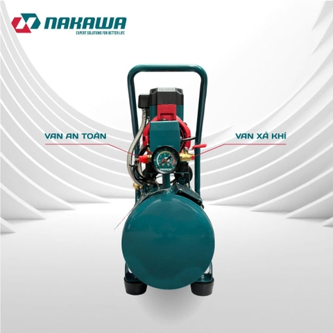 Máy nén khí không dầu, tốc nhanh, siêu êm NAKAWA NK-18H16L - 16 lít