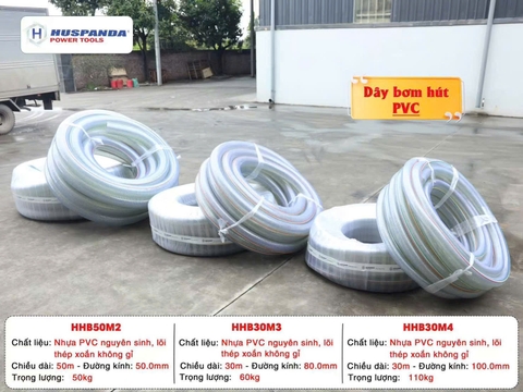 Dây bơm hút Huspanda HHB30M4 (10.0cm - 30m)