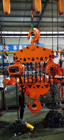 Pa lăng xích điện cố định SANKYSU KKBB25 25 tấn