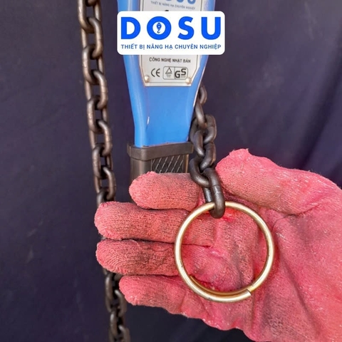 Pa lăng xích lắc tay DOSU 1.5T-1.5M 1.5 tấn 1.5m