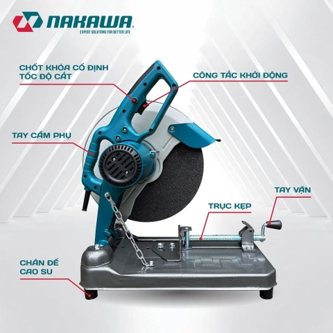 Máy cắt sắt NAKAWA NK-CM355 2600W