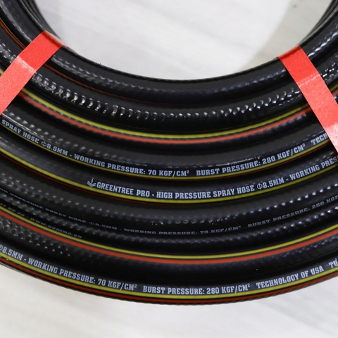 Ống nhựa PVC GREENTREE Pro 8.5mm x 50m Đen