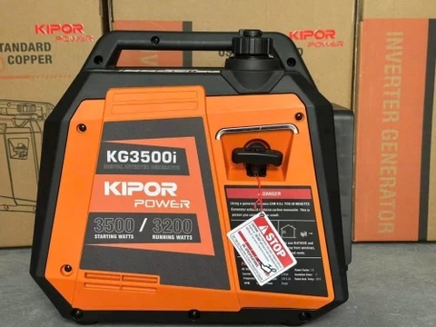 Máy Phát Điện Chạy Xăng Inverter 3.5Kw Kipor KG3500i – Siêu Cách Âm