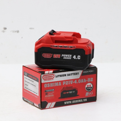 Pin lithium Oshima P21V-4.0 Ah-D2