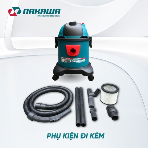 Máy hút bụi công nghiệp NAKAWA NK-VC1720PRO (1.7Kw-20L)