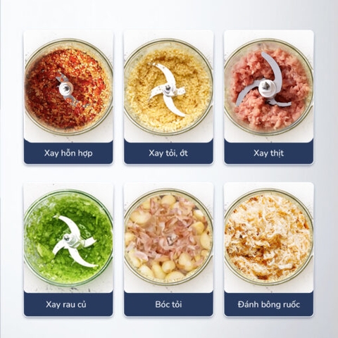 Máy xay thịt KALITE KM355 đa năng dung tích 2L