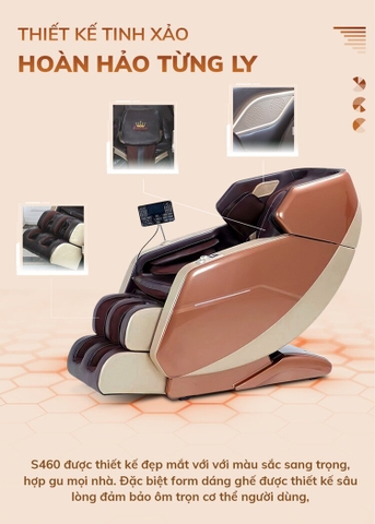 Ghế massage Queen Crown QC S460