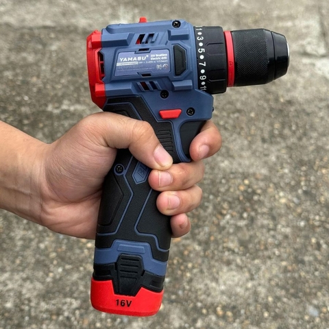 MÁY KHOAN VÍT PIN YAMASU 16V YMS-MKP1016G2W LỰC SIẾT 45N