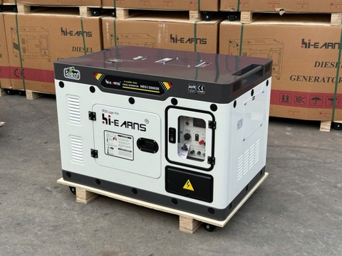 Máy Phát Điện Chạy Dầu 9KW Hi-Earns HEG12000SE 220V