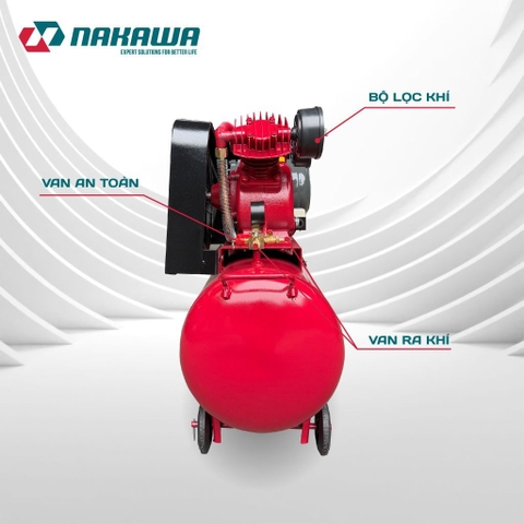 Máy Nén Khí Dây Đai NAKAWA NK1060E 750W 60L