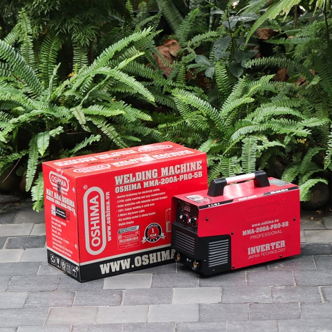 Máy hàn OSHIMA MMA-200A-PRO-5B 8.5KVA Đỏ