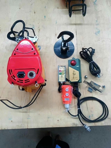 Máy tời treo TOBOKI (tời trái tim có điều khiển từ xa) TK300 1700W 300kg 1/30m tốc nhanh