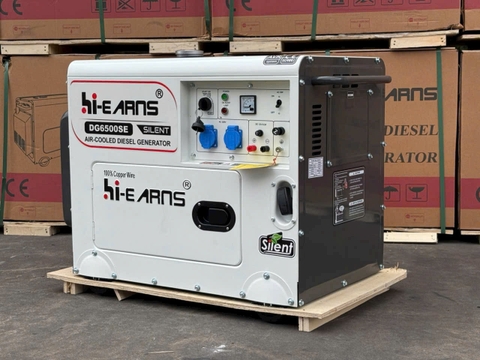 Máy Phát Điện Chạy Dầu 5KW Hi-Earns DG6500SE 220V
