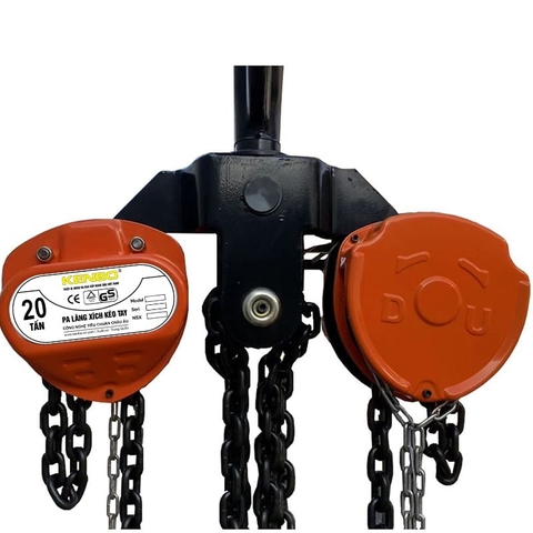 Pa lăng xích kéo tay KENBO KB20T-5M 20 tấn