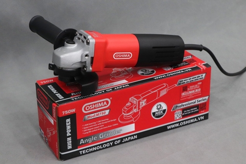 Máy mài góc Oshima M750 750W Đỏ Điện 1 pha