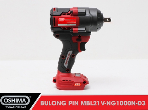 Mở bu lông pin lithium Oshima MBL21V-NG1000N-D3 (Thân Máy)