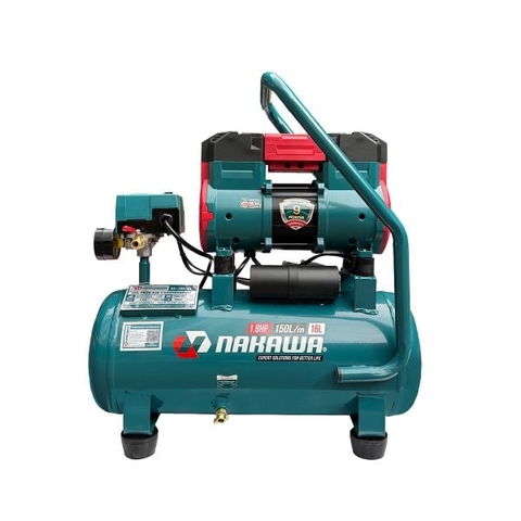 Máy nén khí không dầu, tốc nhanh, siêu êm NAKAWA NK-18H16L - 16 lít