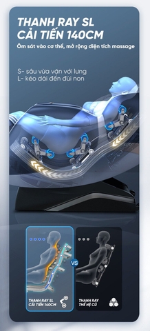 Ghế massage Queen Crown QE 455 Lux