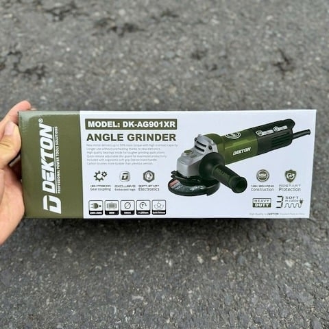 Máy mài tay ngắn công tắc trượt Dekton DK-AG901XR đường kính đá cắt