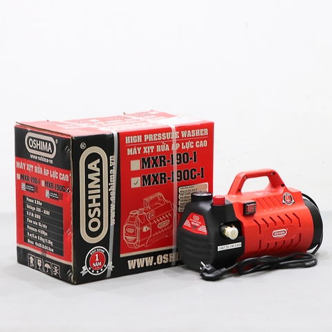 Máy xịt rửa OSHIMA MXR-190C-1 2.5kW Đỏ Điện 1 pha