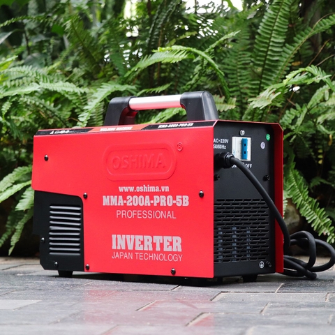 Máy hàn OSHIMA MMA-200A-PRO-5B 8.5KVA Đỏ