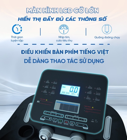 Máy chạy bộ Queen Crown QS588