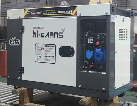 Máy Phát Điện Chạy Dầu 7.5KW Hi-Earns HG10000SE 220V