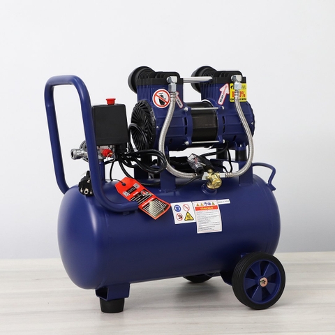 Máy nén khí HANKIL 24-2.0-S 2.0HP Xanh Điện 1 pha (Không dầu,nhanh,dây đồng)