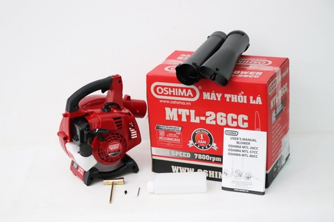 Máy thổi lá OSHIMA MTL26cc 700W Đỏ 2 thì