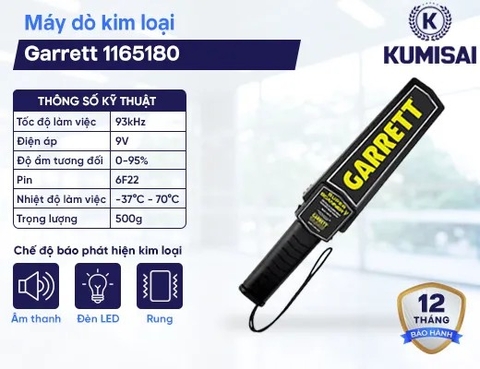Máy dò kim loại cầm tay mini Garrett 1165180