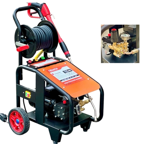 Máy rửa xe công nghiệp 2.6Kw DDeko DK-X26 (xe đẩy & rulo cuôn dây)