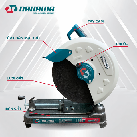 Máy cắt sắt NAKAWA NK-CM355 2600W