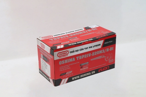 Thổi bụi cầm tay pin lithium Oshima TBP 21V-220M3/H-D1 (Thân Máy)