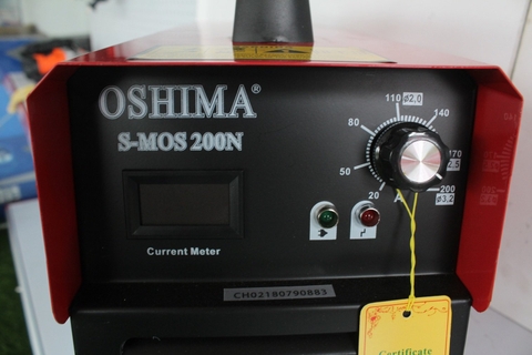 Máy hàn Oshima S MOS 200N Đỏ Điện 1 pha (3 bo)