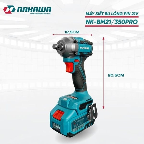 Máy siết bu lông pin NAKAWA NK-BM21/350PRO