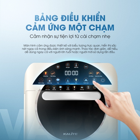 Nồi chiên hơi nước Kalite Vapor 4in1, 8 chế độ nấu tự động