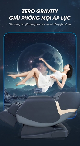 Ghế massage Queen Crown QE 455 Lux