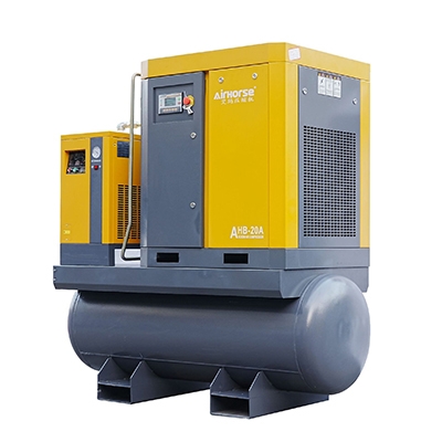 Máy nén khí trục vít cao cấp tích hợp 30HP (22kW) biến tần 16bar 380V Lucky HBCP30A