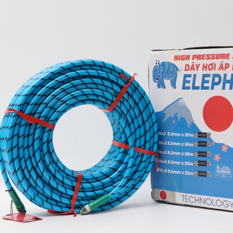 Ống nhựa PVC Elephant No.1 8.5mm x 50m Xanh dương