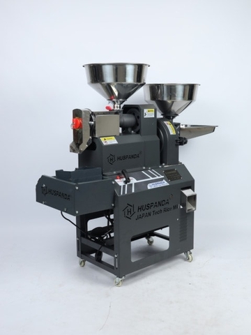 Khung, cối xát nghiền gạo Huspanda HGI750S (Pulley đảo chiều - Không motor -  Không Sàng lọc sạn rung )