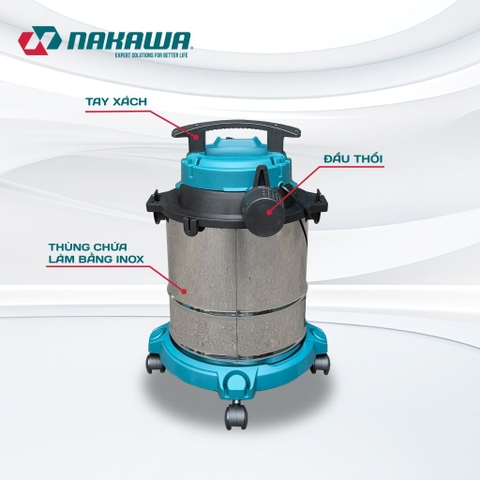 Máy hút bụi công nghiệp NAKAWA NK-HB18L 1600W