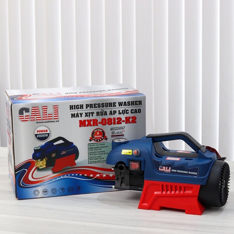 Máy xịt rửa CALI MXR-0812-K2 2.5kW Xanh Điện 1 pha