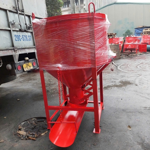 Phễu Đổ Bê Tông 0.9m3 Có Máng