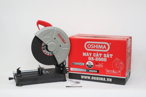 Máy cắt sắt Oshima OS2000 2.0kW Đỏ-xám Điện 1 pha